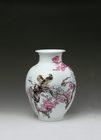 Sweet Smell of Spring Famille-Rose Vase by 
																	 Zeng Weikai